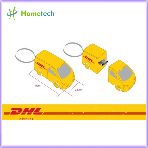 4GB Promotion Gift Cartoon DHLTruck Customized USB Flash