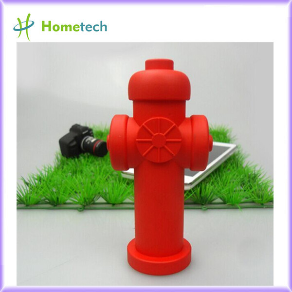 Custom Fire hydrant shape power supply PVC portable charger